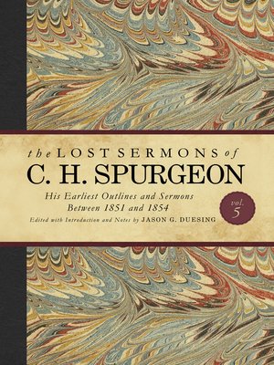 cover image of The Lost Sermons of C. H. Spurgeon Volume V